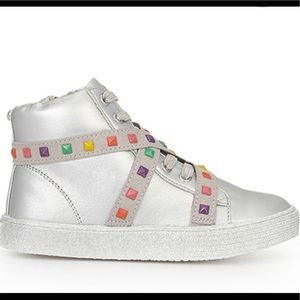 Sam Edelman Bella Iliana Studded Metallic Sneakers
